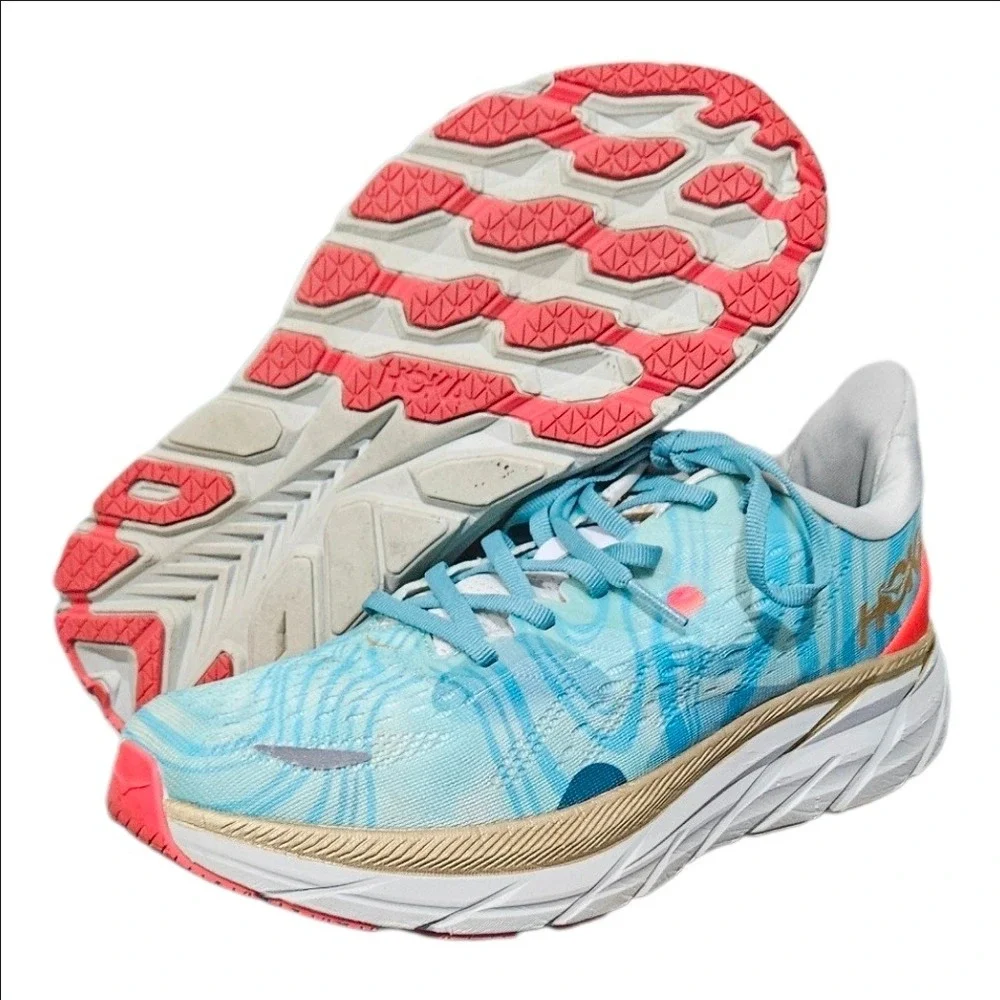 Hoka Clifton 8 Mens Running Shoes Mens 8.5 Pastel Blue Sneakers 1119393